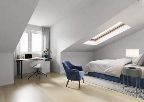 Kinderzimmer im Dachgeschoss - 