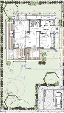 Größe Grundstück 510m2 - Grundstück in Prien