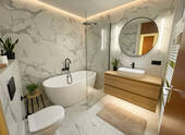 Badezimmer virtuelles Homestaging - 