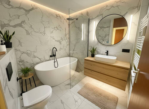 Badezimmer virtuelles Homestaging - 
