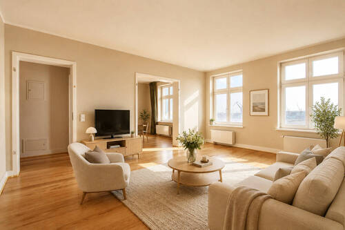 HOMESTAGING Wohnzimmer (KI generiert) - 