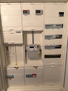 komplett neuer Zählerschrank im Keller - 
