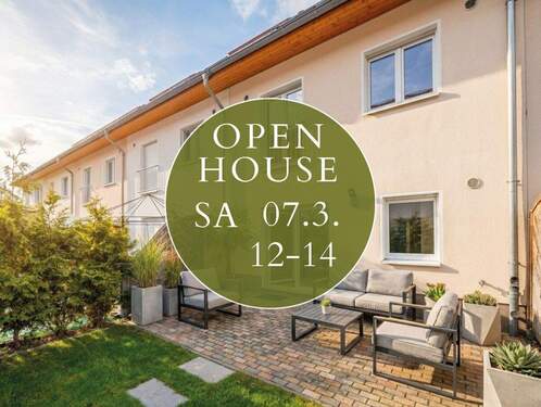 Open House - Bezugsfreies Reihenhaus mit EBK und Terrasse in ruhiger Lage
