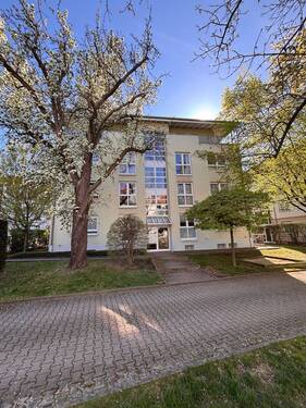 Hausansicht - Gepflegte 3-Raum-Wohnung mit Aufzug & Stellplatz in Dresden-Plauen