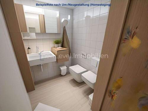 Bathroom staging - 2 Zimmer Etagenwohnung in Blaustein