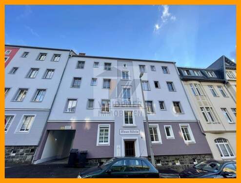Ansicht - Süd-Balkon: 3-Raum Wohnung, Bad mit Wanne & Dusche - Ruhige Lage mit Blick ins Grüne!