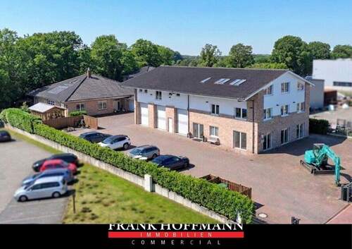 V8828 Titelbild - Bürogebäude mit Hallenflächen & Betriebsleiterhaus im Gewerbegebiet von Bad Bramstedt