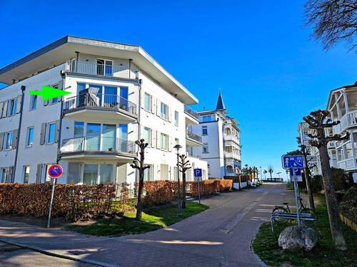 Hausansicht Villa Seeblick - Lichterfüllte Ferienwohnung in Strandlage