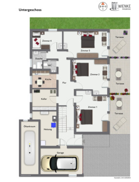 Untergeschoss - 1 Zimmer Mehrfamilienhaus, Wohnhaus in Höchenschwand