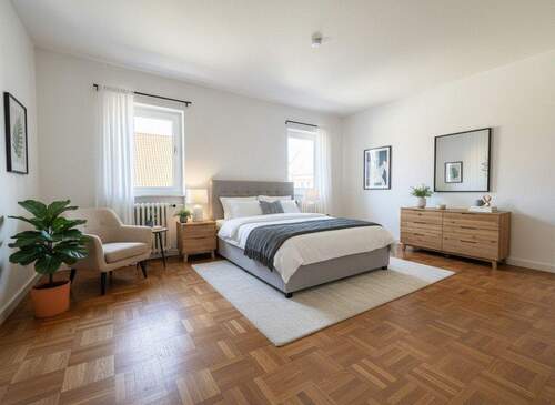 Schlafbereich virtuelles Homestaging - 