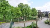 Blick vom Balkon - Single- und Pärchenwohnung direkt am Park!