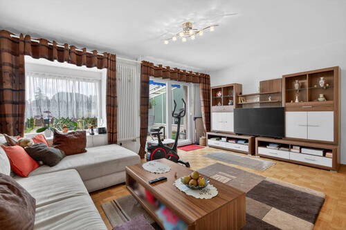 Wohnzimmer - 6 Zimmer Reihenmittelhaus in Karlsruhe / Grünwinkel