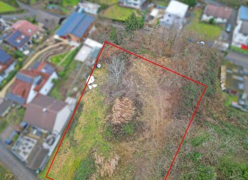 Luftaufnahme - Grundstück in Weinheim / Hohensachsen zum Kaufen