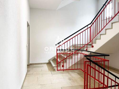 Der Eingangsbereich zum Treppenhaus - 