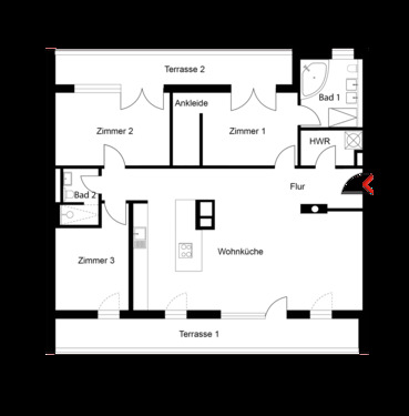 6. Obergeschoss - 