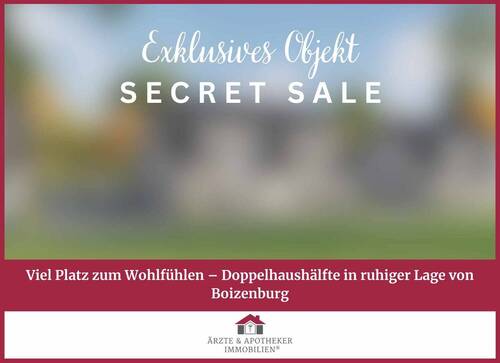 Ärzte & Apotheker Immobilien - Viel Platz zum Wohlfühlen - Doppelhaushälfte in ruhiger Lage von Boizenburg