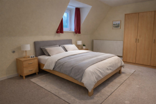 Schlafzimmer - virtually staged - 