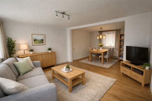 Wohnzimmer - virtually staged - 