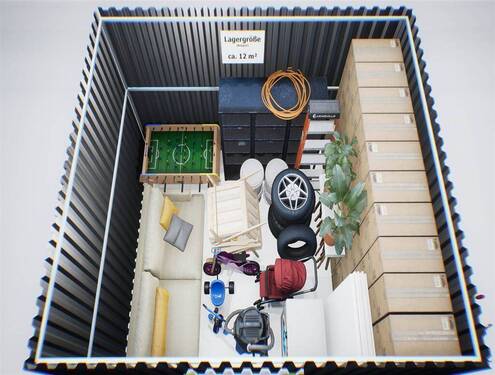 Lagerbox - Halle zur Miete in Frickenhausen