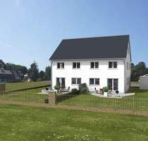 Doppelhaushälften Neubau mit Keller in Feucht in Waldrandlage mit Grundstück