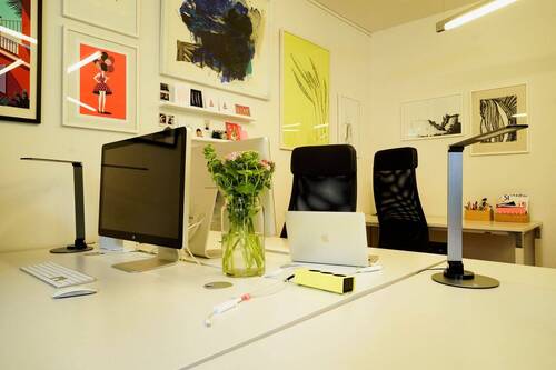 Arbeitsplatz - Coworking Space am Nockherberg: flexibel, 247, Terrasse & Kaffee