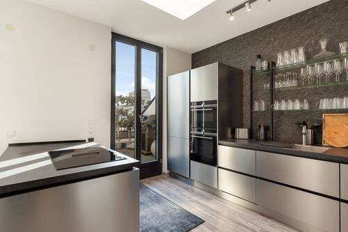 Küche mit Terrasse - 