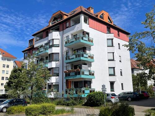 Hausansicht - 1 Zimmer Etagenwohnung zum Kaufen in Leipzig
