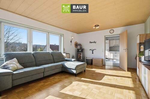 EG Wohnzimmer - Einfamilienhaus mit 191,00 m&sup2; in Wilhelmsdorf zum Kaufen