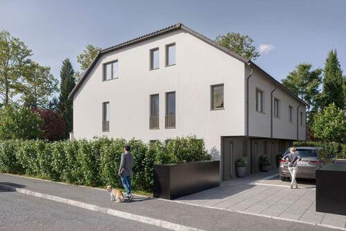 Strassenansicht - Reihenendhaus mit 125,10 m&sup2; in München zum Kaufen