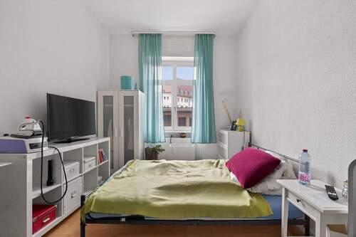 Schlafzimmer - Etagenwohnung mit 55,00 m² in Karlsruhe zum Kaufen