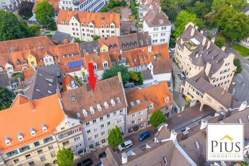 Vogelperspektive - Wohnen im Domviertel - ein Ort der Herz und Seele begeistert. Attraktive 4-Zi-Whg. zum Selbstbezug