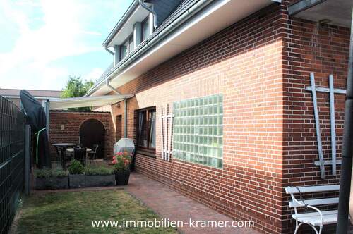 Terrasse Südseite - 7 Zimmer Einfamilienhaus in Hamburg