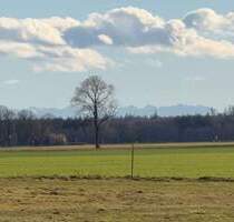 Bauplatz mit Baugenehmigung für eine Doppelhaushälfte mit großem Garten und Privatstraße - Jesenwang Pfaffenhofen