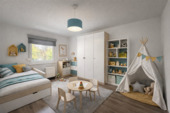 Kinderzimmer - virtually staged - 