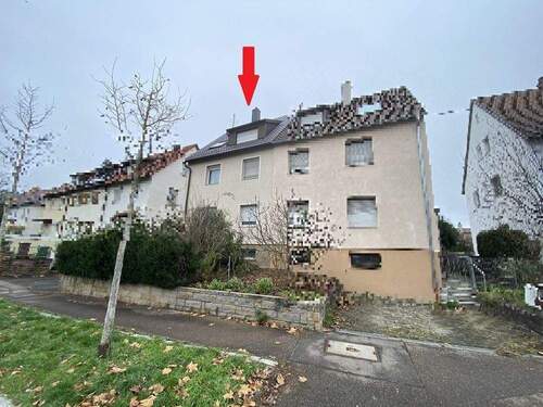Ansicht bearbeitet - 6 Zimmer Doppelhaushälfte zum Kaufen in Stuttgart Luginsland / Untertürkheim
