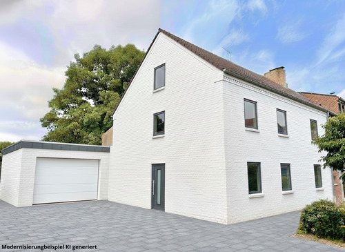 Seitenansicht (KI generiert) - Mehrfamilienhaus, Wohnhaus mit 267,00 m&sup2; in Baesweiler zum Kaufen