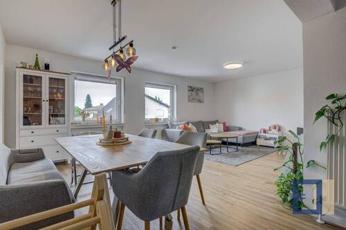 Wohn- und Esszimmer - 3 Zimmer Etagenwohnung in Rüsselsheim