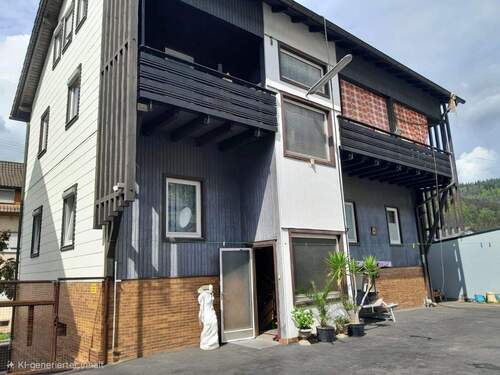 Ansicht Rückseite - 1 Zimmer Mehrfamilienhaus, Wohnhaus zum Kaufen in Bad Wildbad