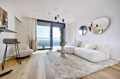 Dachterrasse - Wohnen mit Skyline-Panorama: Exklusives Tower-Apartment in City-Lage