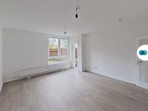 Ansicht II: Wohnzimmer - 4 Zimmer Terrassenwohnung in Roding