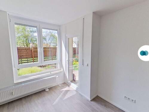Ansicht III: Wohnzimmer - Terrassenwohnung mit 79,00 m² in Roding zur Miete