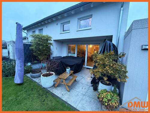 Terrasse - DHH, 4 ZKB, TL-Bad Wa+Du, Gäste-WC, Garten, GarageLagerfläche, Luftwärmepumpe PKW-Stellplatz