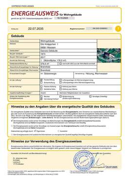 Energieausweis S.1 - 