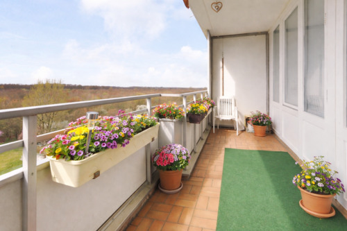 West-Balkon - 3 Zimmer Etagenwohnung zum Kaufen in Ratingen