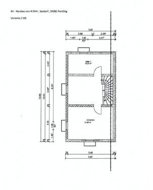 DHH Seedorf Variante 2 - Keller - Doppelhaushälfte mit 146,00 m² in Pentling zum Kaufen