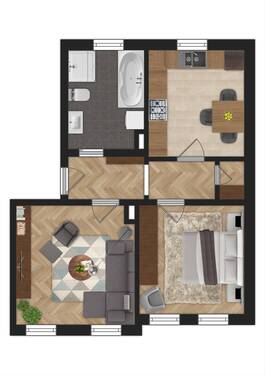 Wohnung Nr. 2 in 1. OG rechts - 