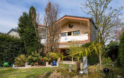 Ansicht aus dem Garten - Charmantes Reihenendhaus mit großem Garten in begehrter und ruhiger Lage von Heusenstamm