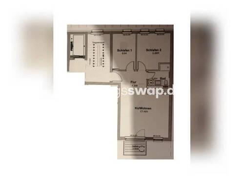 Bild 1 - Etagenwohnung mit 60,00 m&sup2; in Berlin zur Miete