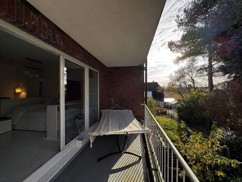 Balkon - 1 Zimmer Etagenwohnung zur Miete in Rosengarten