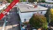 Wohn- & Bürogebüde - Flexibles Gewerbeensemble in Lachen-Speyerdorf: Hallenflächen plus Wohnhaus